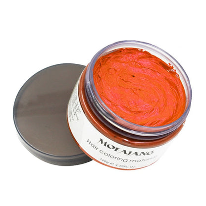 Temporary Styling Wax for Vibrant Wash-Out Color Transformation Unisex Men Women Party Events Festival Cosplay Costume Natural Plant-Based F