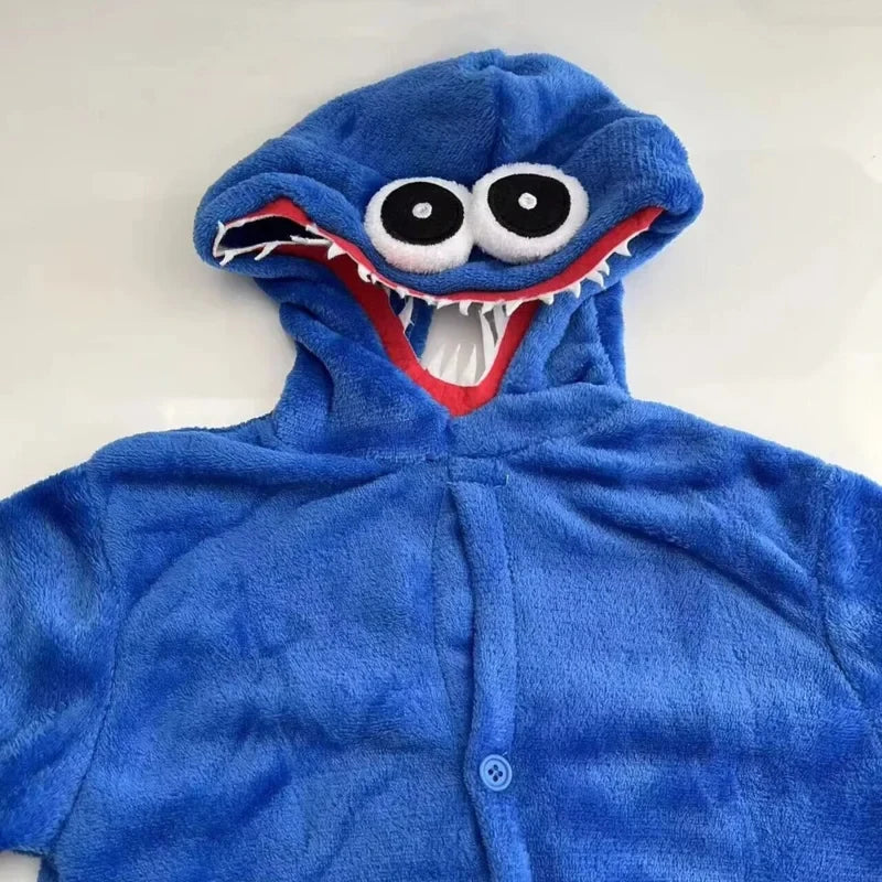 Combinaison monstre douillette pour enfants | Costume intégral en peluche pour s'amuser