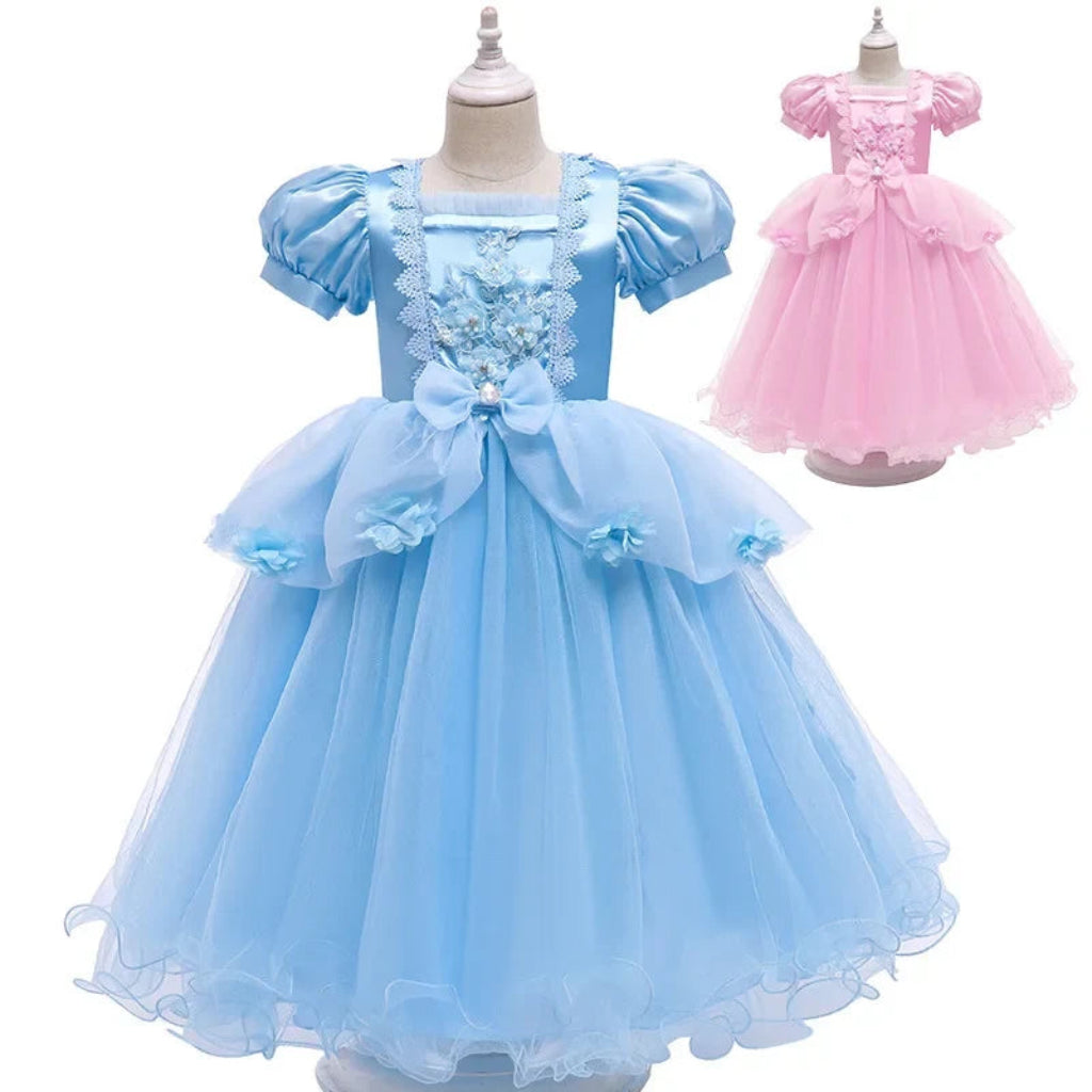 Costume de princesse enchanteur | Robe de bal pour fille avec jupe ample | Parfait pour Halloween et les fêtes à thème
