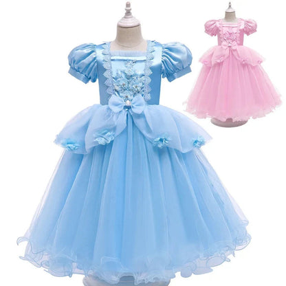 Costume de princesse enchanteur | Robe de bal pour fille avec jupe ample | Parfait pour Halloween et les fêtes à thème