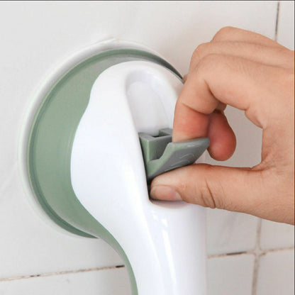 Suction Cup Safety Handle for Shower Bathtub Toilet | Non-Slip Bathroom Grab Bar No Drilling | Support Rail for Seniors Elderly