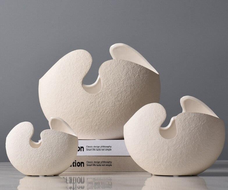 Artisan Broken Egg Vases