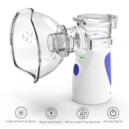 Rechargeable Mesh Nebulizer for Asthma Relief – Compact Respiratory Therapy Device for Adults & Kids