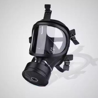 Full-Face Respirator with Built-In Hydration System & Audio Port for CBRN Protection