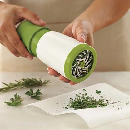 Herb Mill – Manual Fresh Herb Grinder with Stainless Steel Blades
