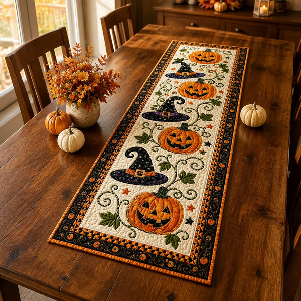 GOLDENPATH – Chemin de table d'automne pour un style de salle à manger élégant