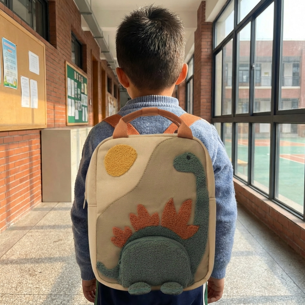 Kids School Backpack with Multiple Pockets & Adjustable Straps for Daily Use, Outings & Playtime
