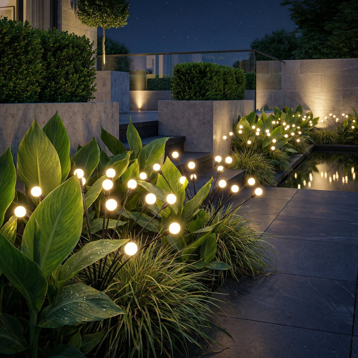 Swivel Solar LED Stake Lights 30 Inch Tall PVC Steel Pathway Garden Decor Automatic Dusk Dawn Sensor Weatherproof Outdoor Landscape Lighting