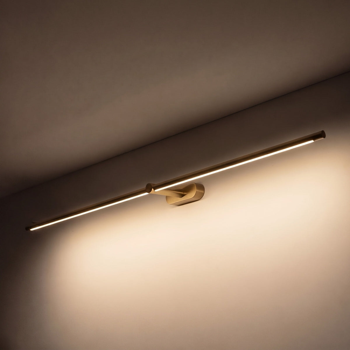 Hardwired LED Vanity Bar Light – Adjustable Metal Bathroom Mirror Fixture for Modern Homes