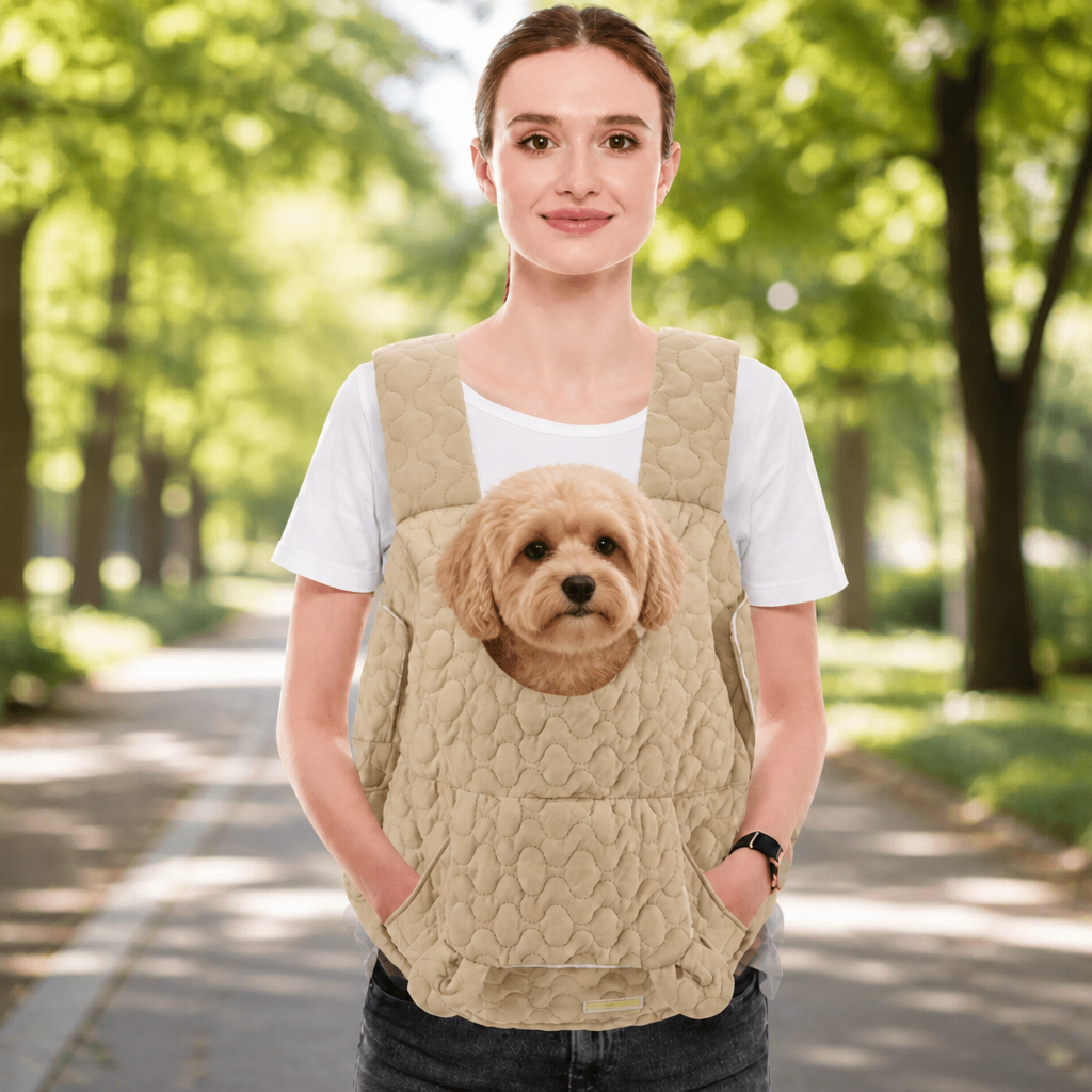 Ortekor Waterproof & Windproof Hands-Free Pet Carrier (Front Chest Backpack)