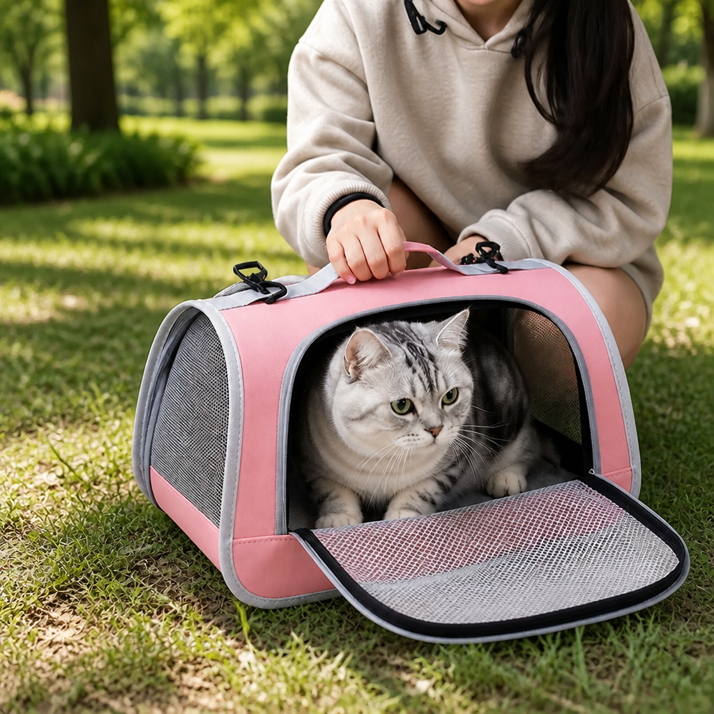 Ortekor Breathable Mesh & Lightweight Pet Carrier