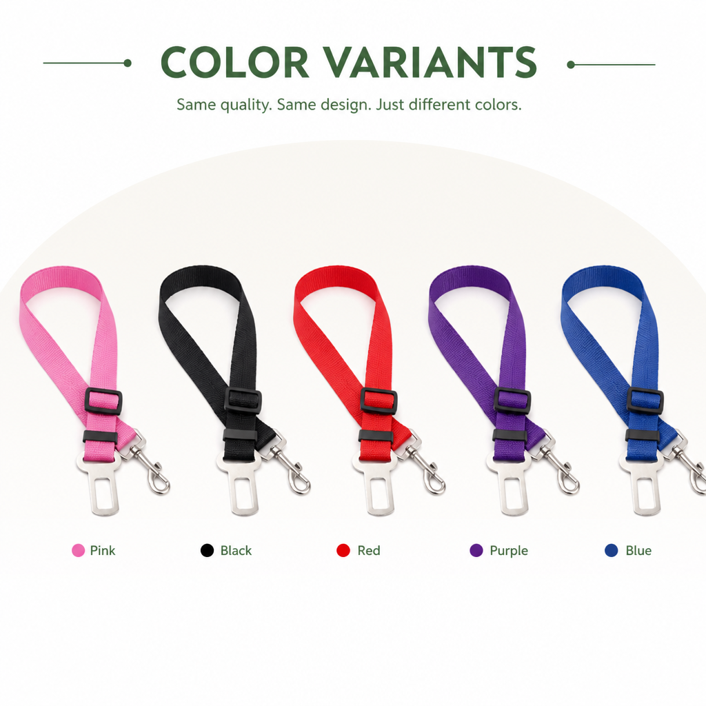 Ortekor Adjustable Nylon Car Seat Belt (Universal Fit)