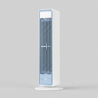 Rechargeable Tower Fan with Remote – 5 Speed Settings, Oscillating Desk & Floor Standing Air Circulator for Bedroom, Office, Kitchen