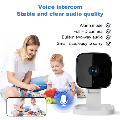 HomeGuard | Caméra de sécurité intérieure WiFi avec vidéo HD 1080P | Détection par IA pour une surveillance sécurisée