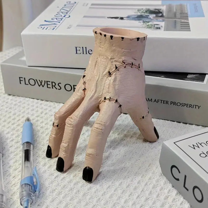 Wednesday Spooky Pen Holder