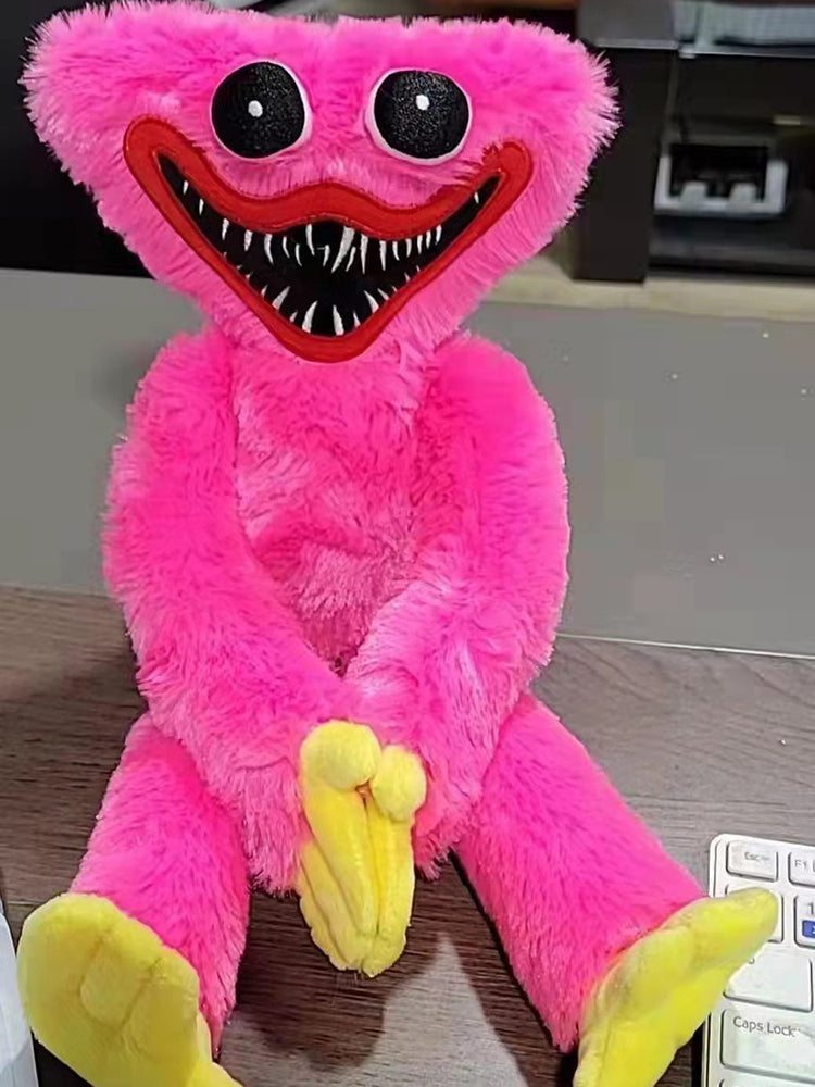 Peluche monstre douce 40 cm | Personnage en peluche bleu ou rouge pour enfants et adultes | Compagnon de jeu imaginaire