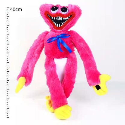 Peluche monstre douce 40 cm | Personnage en peluche bleu ou rouge pour enfants et adultes | Compagnon de jeu imaginaire