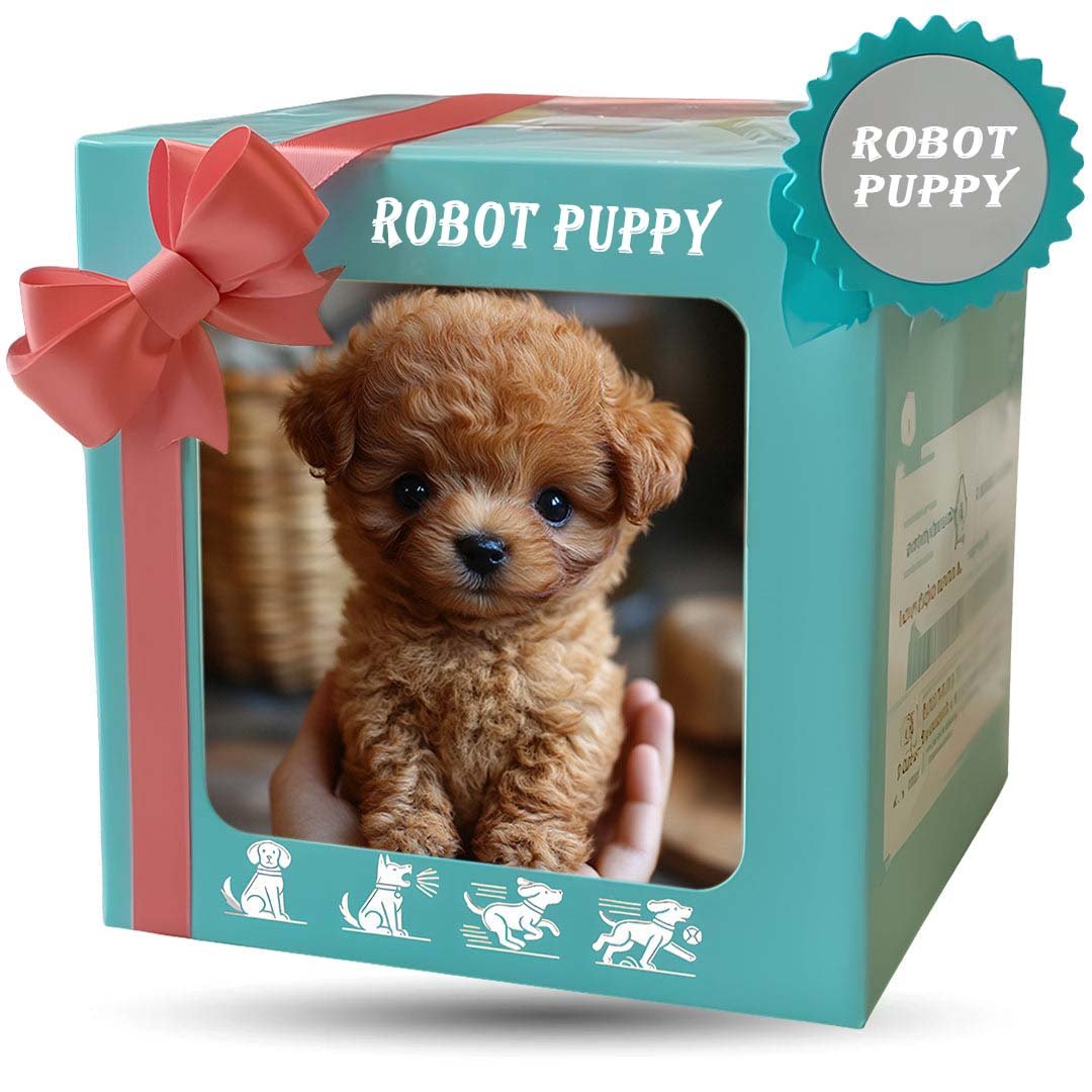 Jouet en peluche animé réaliste pour chien, fonctionnant sur piles, fourrure douce, compagnon câlin pour enfants et personnes âgées, alternative aux animaux de compagnie