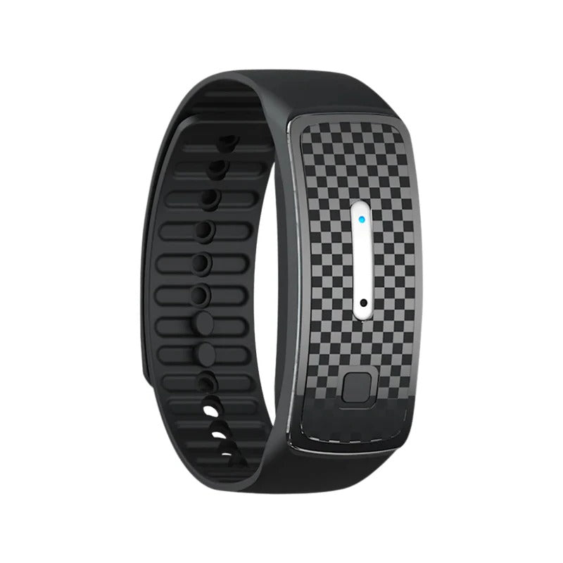 Ultrasonic Insect Repellent Wristband – Rechargeable Bug Deterrent Band for Outdoor Activities, Travel & Camping