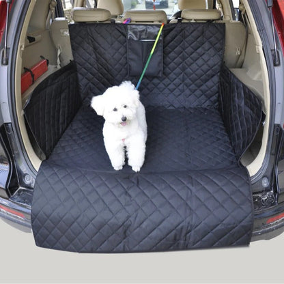 Voyage avec animaux | Housse de siège de coffre pour chien pour SUV avec conception résistante à l'eau | Installation facile pour une protection optimale