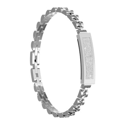 Traqueur de fitness pour femmes et hommes, bracelet de fitness et traqueur d'activité élégant avec moniteur de fréquence cardiaque