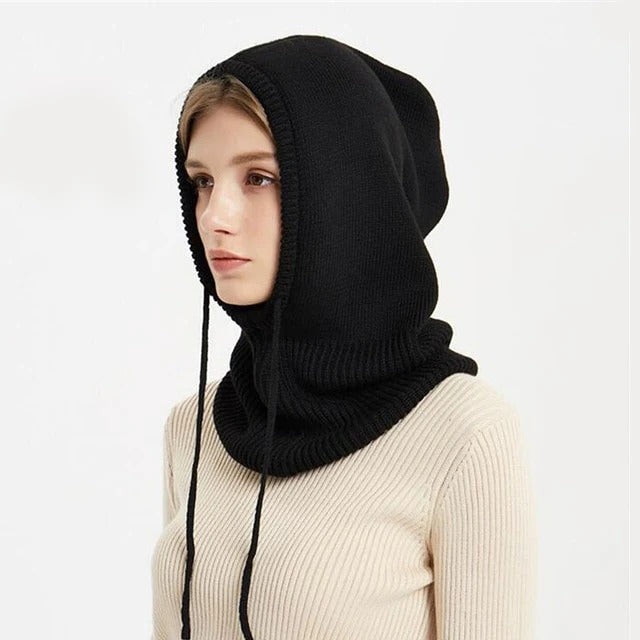 Winter Knit Cap in Soft Stretch Fabric – Warm Head Cover for Men & Women Cold Days Outdoors