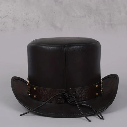 Cavalier Western | Chapeau de cowboy à calotte haute structurée | Style audacieux pour des aventures en plein air en toute confiance