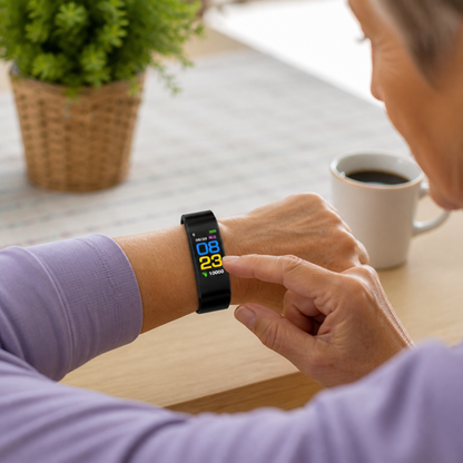 Accurate Heart Rate & Blood Pressure Smartwatch (For Seniors)