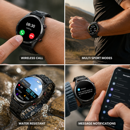 Water-Resistant Multi-Sport Smartwatch (Call Answering)