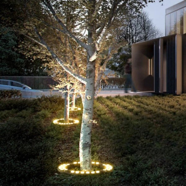 Garden Glow | Projecteur extérieur au design résistant aux intempéries | Éclairage paysager LED pour une ambiance nocturne éblouissante