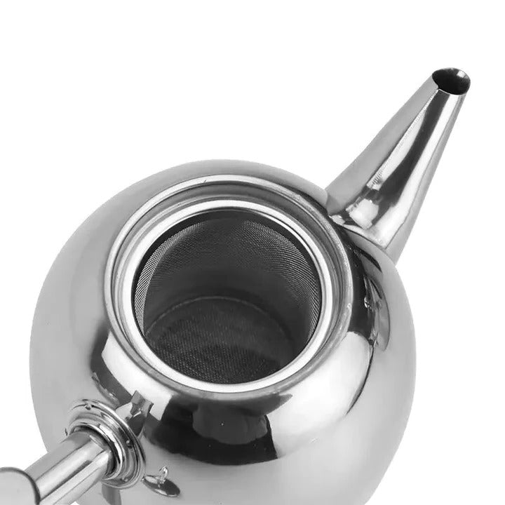 Théière en métal robuste Essentiels de cuisine classiques