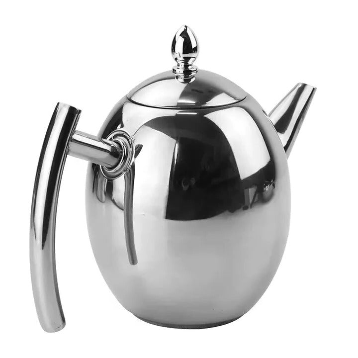 Théière en métal robuste Essentiels de cuisine classiques