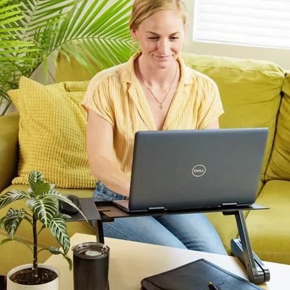 Support d'ordinateur portable portable en aluminium avec ventilation