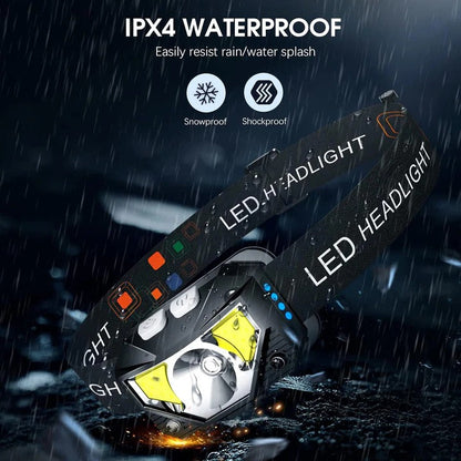 Projecteurs à LED lumineux avec capteur de mouvement, lot de 2