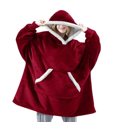 Sweat-couverture à capuche douillet pour adulte