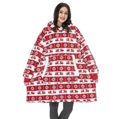 Sweat-couverture à capuche douillet pour adulte