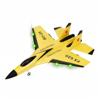 Avion télécommandé LED RC, Planeur radio 2,4 GHz