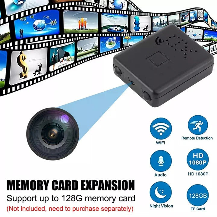 Petite caméra de sécurité sans fil avec vidéo et audio