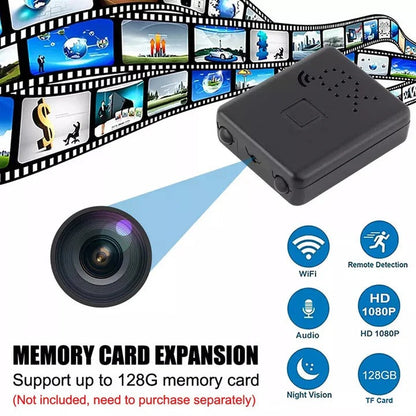 Petite caméra de sécurité sans fil avec vidéo et audio