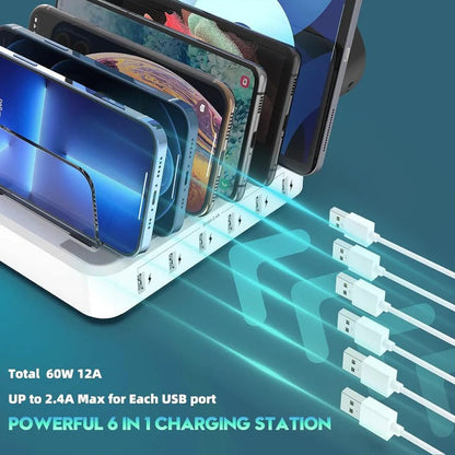 Station de chargement USB multiple compacte