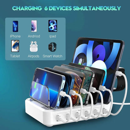 Station de chargement USB multiple compacte