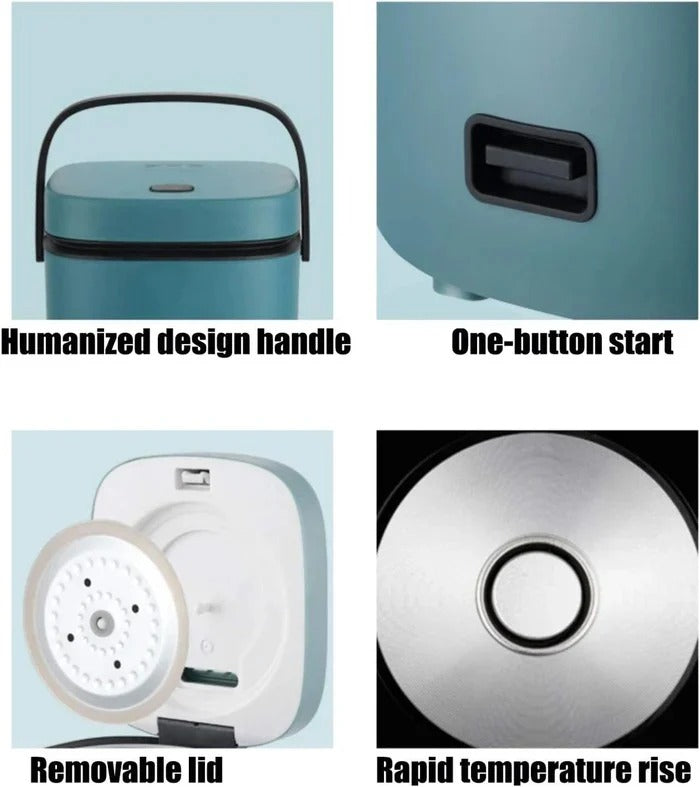 Cuiseur à riz automatique compact avec fonction de maintien au chaud