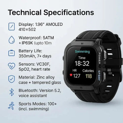 Montre de sport étanche