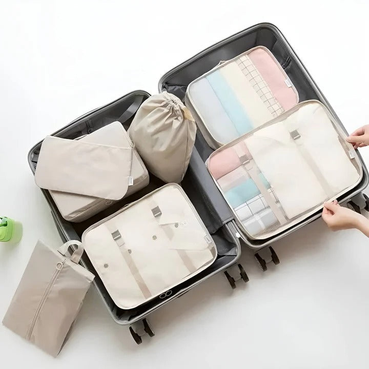Organisateurs de Bagage Cubes, Set de Rangement 7 Pièces