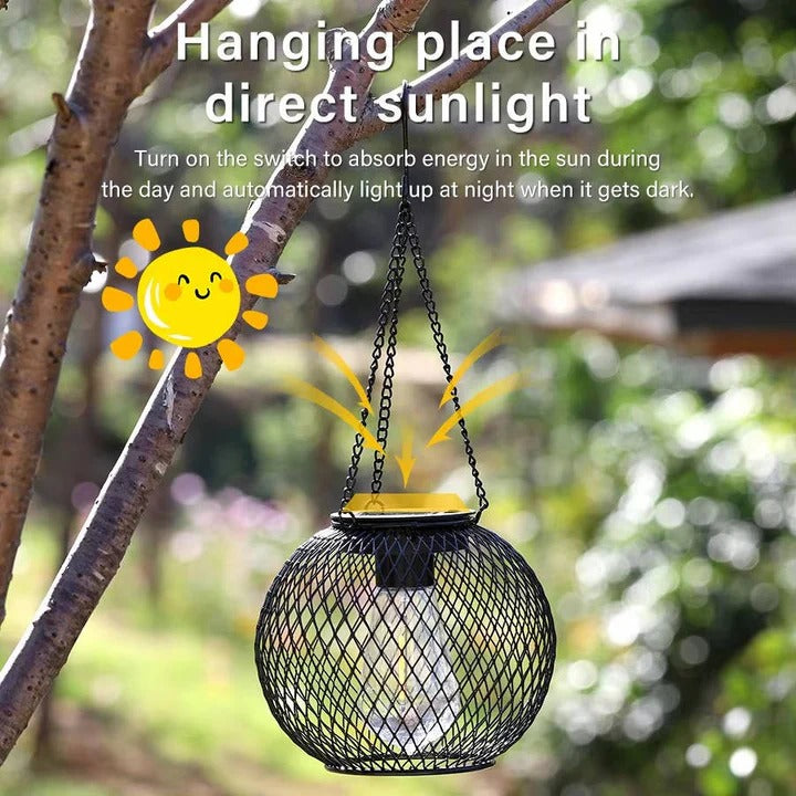 Lampe solaire de jardin lumineuse