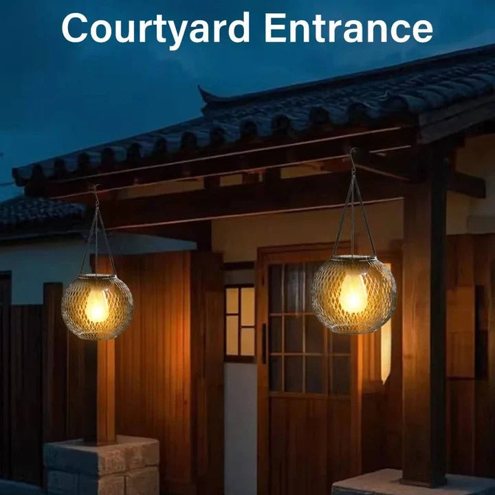 Lampe solaire de jardin lumineuse