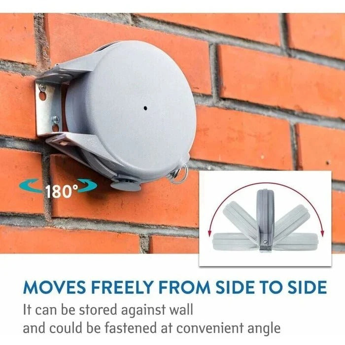 Étendoir pliable peu encombrant avec rotation à 360°