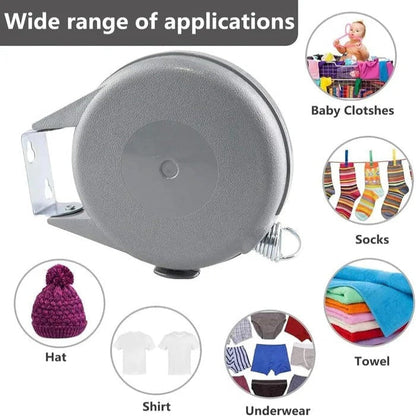 Étendoir pliable peu encombrant avec rotation à 360°