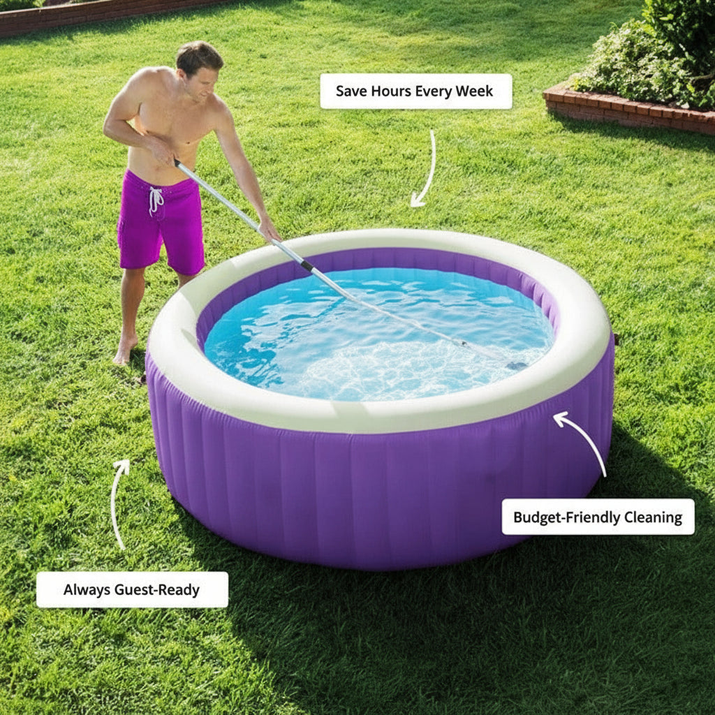 Nettoyeur de piscine sans fil portable