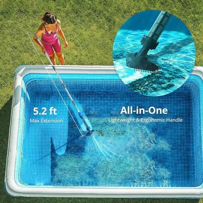 Nettoyeur de piscine sans fil portable